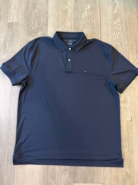Tommy Hilfiger Men's Dark Navy Performance Short-Sleeve Polo